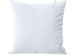 Kissenbezug WOLKENFELD "Renforcé Kissenbezug Baumwolle - Natürlich weiches Schlafgefühl", weiß, B:80cm L:80cm, Renforcé, Obermaterial: 100% Baumwolle, Kissenbezüge, Kissenbezug, Größe 80x80, 40x80 und 70x90 cm; versteckter Reißverschluss