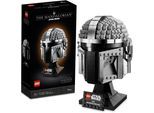 Konstruktionsspielsteine LEGO "Mandalorianer Helm (75328), LEGO Star Wars™", schwarz (schwarz, grau), Spielbausteine, Kinder, Kunststoff, Konstruktionsspielsteine, Made in Europe
