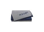 Wohndecke JOOP "Wohndecken 1er Pack" Gr. 150, silber (silber, navy), B:150cm, Obermaterial: 58% Baumwolle CO. 35% Polyacryl PAN. 7% Polyester PES., Wohndecken, Wohndecke