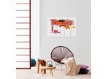 Leinwandbild KOMAR "Ruby Red - Größe 60 x 90 cm", bunt (farbe bild(er): bunt), B:60cm, Holz, Papier, Bilder, Leinwandbild, Keilrahmenbild mi Echtholzrahmen