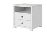 Beistellschrank OTTO HOME "Gotland, Schrankmodulsystem, einzeln oder mit der Serie kombinierbar", weiß, B:60cm H:60cm T:52cm, Massivholz, Schränke, Beistellschrank, massive Kiefer, variabel einsetzbar, auch für Dachschrägen