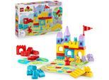 Konstruktionsspielsteine LEGO "Hopsys Burgspiel (10450), LEGO DUPLO Town", bunt, Spielbausteine, Kinder, Kunststoff, Konstruktionsspielsteine, Made in Europe