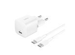 BELKIN USB-Ladegerät "BoostCharge 25W USB-C Charger mit Power Delivery inkl. Kabel", weiß, B:20,8cm H:12,88cm T:11,09cm, Ladegeräte, USB-Ladegerät