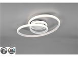 REALITY LEUCHTEN LED Deckenleuchte "SANSA", weiß, 1, H: 17cm, 1 Stk., Leuchten, über Wandschalter dimmbar, 3000K, 2050 Lm, LED Deckenleuchte