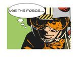Bild KOMAR "Star Wars Classic Comic Quote Luke", bunt (farbe bild(er): bunt), B:70cm H:50cm, Holz, Papier, Bilder, Bild, Wandbild zur Dekoration im Kinderzimmer - ohne Rahmen
