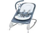 Babywippe INGENUITY "Happy Belly™ Rock-to-Bounce Massage Seat - Chambray", Baby, blau, Kunststoff, Metall, Stoff, Babywippen Babywippe, mit Melodien und Geräuschen
