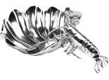 Küchenregal KARE DESIGN "Flaschenhalter Lobster", silber (silberfarben), B:58cm H:19cm T:43cm, Aluminium, Regale, Küchenregal