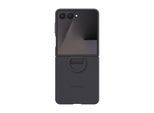 SAMSUNG Handyhülle "Ring Case (Silicone) für Samsung Galaxy Z Flip7", schwarz, Samsung Galaxy Z Flip7, Hüllen, Backcover, Schutzhülle, Handyschutzhülle, Case, Schutzcase, stoßfest, Handyhülle