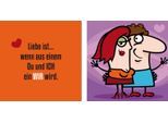 Leinwandbild QUEENCE "Wir", bunt (farbe bild(er): bunt), B:80cm H:40cm T:2cm, Bilder, Leinwandbild, 2er-Set