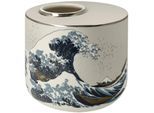 Tischvase GOEBEL "Vase Hokusai- Die Große Welle", bunt, B:16cm H:16cm T:16cm, Porzellan, Vasen, Tischvase