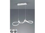 REALITY LEUCHTEN LED Pendelleuchte "Perugia", weiß (weiß matt), 1, H: 150cm, 1 Stk., Leuchten, Deko Hängelampe höhenverstellbar dimmbar neutralweiß 4000K, 4500 Lumen, LED Pendelleuchte