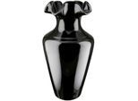 Tischvase GILDE "Vase Irina, aus Keramik, Höhe ca. 40 cm", schwarz, H:40cm Ø:20,5cm, Keramik, Vasen, Tischvase, wasserdicht