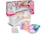 Puppenbett BABY BORN "Regenbogen", bunt, Puppenmöbel, KinderB:48cm H:43cm T:11,5cm, Puppenbett, mit Licht- und Soundeffekt, B:48cm H:43cm T:11,5cm
