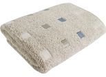 Badetuch FRAMSOHN FROTTIER "Quattro Duschtuch", braun (hellbraun, grau, braun), B:80cm L:160cm, Walkfrottier, Obermaterial: 75% Baumwolle, 25% Viskose, Handtücher, Badetuch, natürliche, Buchenholzfaser, herstellt in Österreich