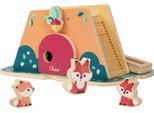 Spielwelt CHICCO "My Woods Friends - Der Fuchsbau", bunt, Spielfigurenwelten, KinderB:20cm H:14cm T:28,5cm, Holz, Spielwelt, B:20cm H:14cm T:28,5cm