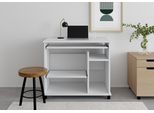 Computertisch VOGL MÖBELFABRIK "Compi", weiß, B:90cm H:76cm T:50cm, Tische, Computertisch