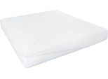 Spannbettlaken PRIMERA "Elasthan-Feinjersey", weiß, 1 Stk., Jersey-Elasthan, 180-200x200-220 28cm, Jersey-Elasthan, Obermaterial: 95% Baumwolle, 5% Elasthan, Bettlaken, Spannbettlaken, PREMIUM, aus 95% gekämmter Baumwolle und 5% Elasthan, bis 28 cm Höhe