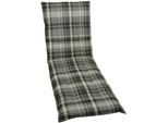 Liegenauflage GO-DE, grau (grau, creme, anthrazit), B:190cm H:5,5cm T:60cm, Bezug: 65% Polyester, 35% Baumwolle, Polsterauflagen, Liegenauflage