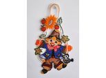 Fensterbild STICKEREIEN PLAUEN, bunt, B:36cm H:19cm, Polyester, Fensterbilder, Fensterbild
