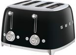 SMEG Toaster "TSF03BLEU", schwarz, B:33cm H:20cm T:30cm, Toaster, Toaster
