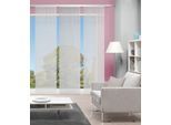 Schiebegardine VISION S "3ER SET ROM" Gr. 1, grau, B:60cm H:260cm, Polyester, Gardinen, Schiebegardine, HxB: 260x60, Schiebevorhang 3er Set Uni