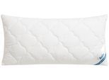 Kopfkissen BECO "EcoWell", beige (natur), B:40cm L:80cm, Obermaterial: 100% Baumwolle, Kopfkissen, Kopfkissen, Kissen in den Größen 40x80 cm und 80x80 cm erhältlich
