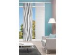 Schiebegardine VISION S "WELLO" Gr. 1, grau, B:60cm H:260cm, Polyester, Gardinen, Schiebegardine, HxB: 260x60, BAMBUS OPTIK