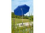 Sonnenschirm SCHNEIDER SCHIRME "Ibiza", blau, Obermaterial: 100% Polyester, Standschirme, Sonnenschirm, abknickbar, ohne Schirmständer