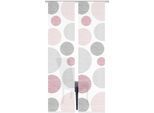 Schiebegardine VISION S "2ER SET BORDEN" Gr. 1, rosa (rosé), B:60cm H:260cm, Polyester, Gardinen, Schiebegardine, HxB: 260x60, Schiebevorhang 2er Set Digitaldruck
