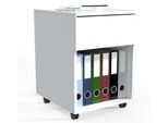 Container VCM "Rollcontainer Bürocontainer Dalosa 1 Schublade", weiß, B:39cm, Obermaterial: 100% Holz Wood., Schränke, Container