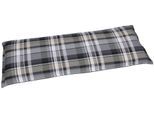 Bankauflage GO-DE "2-Sitzer", grau (grau, creme), B:115cm H:6cm T:48cm, Polyester, Polyurethan, Polsterauflagen, Bankauflage, 115x48 cm