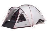 Kuppelzelt HIGH PEAK "Zelt Almada 4.0", grau (nimbus grau), Zelte, B/H/L: 300cm x 155cm x 400cm, Kuppelzelt, B:300cm H:155cm L:400cm