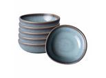 Schale "Schälchen Lave 60 ml 6er Set", blau (glacé), LIKE. BY VILLEROY & BOCH, Schüsseln, Schale