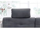 Kopfstütze SIT & MORE "Sonoma", grau (dunkelgrau), B:50cm H:25cm T:10cm, Luxus-Microfaser (100% Polyester);Struktur (100% Polyester);Luxus-Microfaser ALTARA NUBUCK (100% Polyester), Polsterauflagen, Kopfstütze