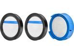 AEG Filter-Set "ASKW4", blau (blau, schwarz), Filterkartuschen, 2 Vormotor- und 1 Hygienefilter, Filter-Set