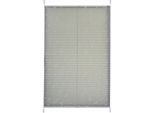 Plissee K-HOME "Klemmfix Elba" Gr. 18, grau (grau, weiß, weiß), B:60cm H:210cm, Obermaterial: 100% Polyester, Plissees, Plissee, Lichtschutz, ohne Bohren, verspannt, bedruckt
