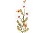 Fensterbild "Fensterbild "Pusteblumen" farbig", bunt, B:21cm H:40cm, Polyester, W. REUTER & SOHN - PLAUENER SPITZE, Fensterbilder, Fensterbild