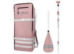 SUP-Paddel YEAZ "Rucksack und Paddel LIDO KIT", pink, Paddel, SUP-Paddel