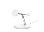 BELKIN Ladestation "BoostCharge Pro 3-in-1", weiß, B:18,13cm H:19,32cm T:13,97cm, Ladegeräte, iPhone 17/Air/16/15, Pixelsnap, AirPods, Apple Watch, Ladestation