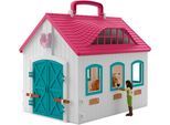 Spielwelt SCHLEICH "HORSE CLUB, Offenstall -Kleines Hufeisen (42703)", bunt, Spielfigurenwelten, KinderB:30cm H:29,5cm T:20cm, Kunststoff, Spielwelt, Made in Europe, B:30cm H:29,5cm T:20cm