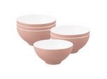 Schale SELTMANN WEIDEN "Schüsseln Life Fashion ø 15,5 cm 6er Set", rosa (posh rose), L:15,5cm, Schüsseln, Schale