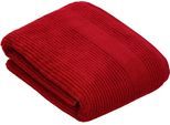 Badetuch VOSSEN "Tomorrow", rot (purpur), B:100cm L:150cm, Webfrottier, Baumwolle, Handtücher, Badetuch