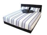 Tagesdecke, grau (weiß, grau), B:235cm L:225cm, Polyester, WESTFALIA SCHLAFKOMFORT, Tagesdecken, Tagesdecke