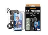 PANZERGLASS Displayschutzglas "4-in-1 Protection", transparent, B:11cm H:2,5cm T:19,5mm, Displayfolien, Displayschutzfolie, Set, Kameraglas, Cover, MagSafe, kratz- & stoßfest, Displayschutzglas