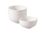 Schale VILLEROY & BOCH "Schüsseln Afina ø 13 cm 4er Set weiß", weiß, L:13cm, Schüsseln, Schale