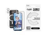 CARE BY PANZERGLASS Handyhülle "Flagship 3-in-1 für Apple iPhone 16", transparent, B:11cm H:2,5cm T:19,5cm, Hüllen, Backcover, Schutzhülle, Handyschutzhülle, Case, Schutzcase, stoßfest, Handyhülle