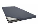 Spannbettlaken PRIMERA "Elasthan-Feinjersey Topper", grau (anthrazit), 1 Stk., Jersey-Elasthan, 140x200 140x210 140x220 150x200 150x210 150x220 160x200 160x210 10cm, Jersey-Elasthan, Obermaterial: 95% Baumwolle, 5% Elasthan, Bettlaken, Spannbettlaken, Aus 95% gekämmter Baumwolle und 5% Elastan