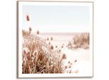 Poster REINDERS "Strand", beige (farbe bild(er): beige), B:50cm H:50cm T:1,6cm, MDF, Bilder, Poster