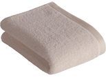 Badetuch VOSSEN "High Line", beige (elfenbein), B:67cm L:140cm, Walkfrottee, Obermaterial: 100% Baumwolle, Handtücher, Badetuch