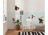 Wandtattoo KOMAR "Disney Moana 2 Family", bunt, Disney, Folie, Wandtattoos, Wandtattoo, 50 x 70 cm (Breite x Höhe) - Kinderzimmer, Wandsticker